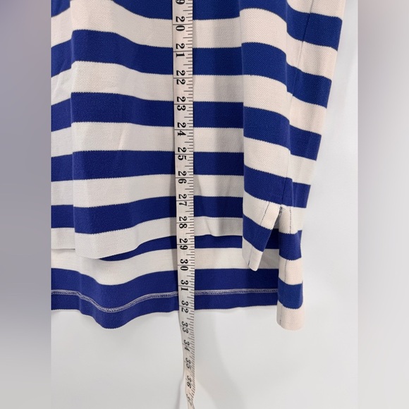 Polo Ralph Lauren Men’s Polo Shirt Blue White Striped Large - Picture 5 of 5